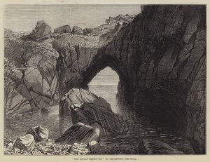De Duivelskoekenpan bij Cadgewith, Cornwall